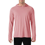 145g Knitted 100% Polyester Long Sleeve Fishing Shirt Men Rash Guard