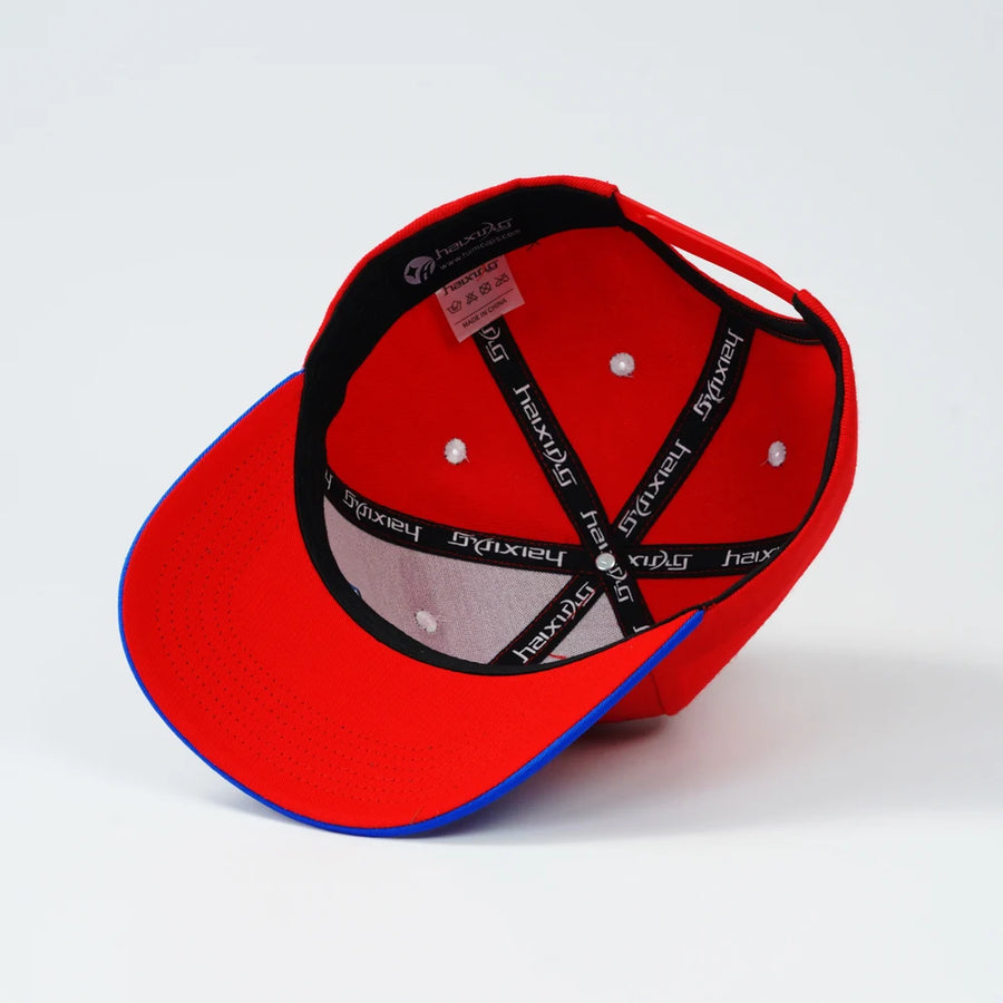 Cotton Embroidered Logo Baseball Cap for Man Structured Fitted Sports Cap