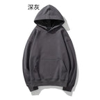 Heavyweight Cotton Brushed Knit Pullover Hoodie
