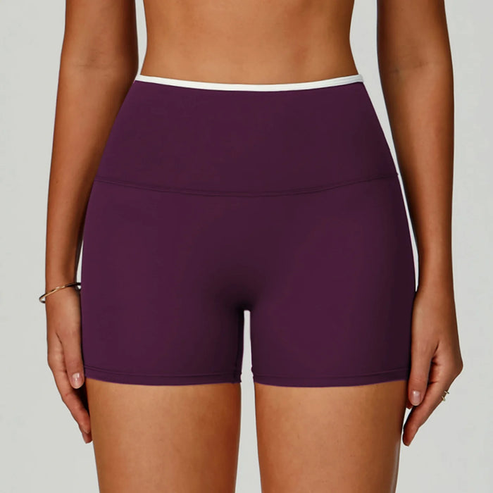 Custom Logo Seamless High Waisted Women Yoga Shorts Activewear