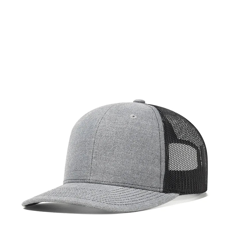 Bulk Cotton Mesh Customized Embroidery Patch Trucker Hats for Custom Gym Apparel