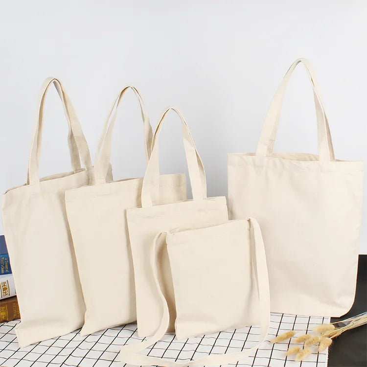 Cotton Canvas Woven Tote Bag