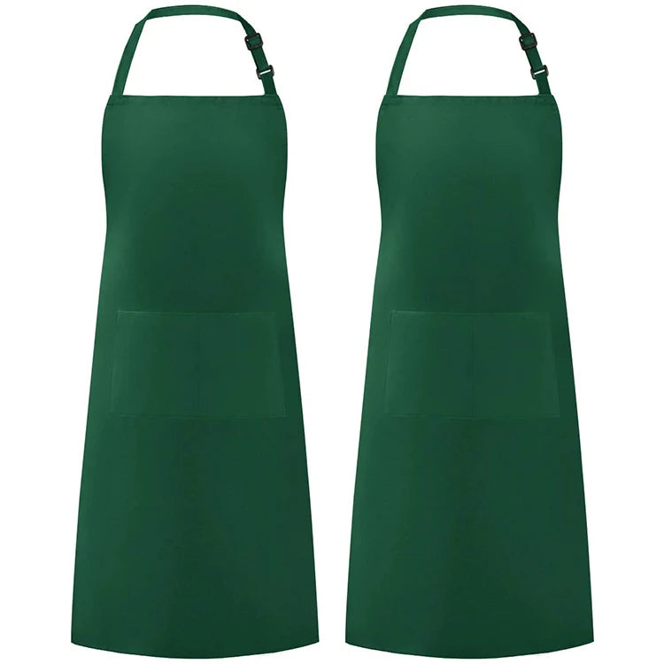 Custom Logo Waterproof Poly Cotton Canvas Work Apron Utility Uniform