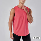 Custom Quick Sleeveless Training Top | Men's 100 Polyester Dry Workout Tank