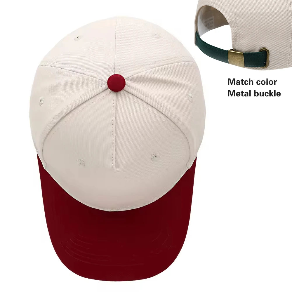 100 Cotton Canvas 3D Embroidery 5 Panel Caps | OEM Custom Hats