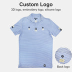 High Fit Polyester Spandex 180 GSM Custom Embroidery Logo Shirts
