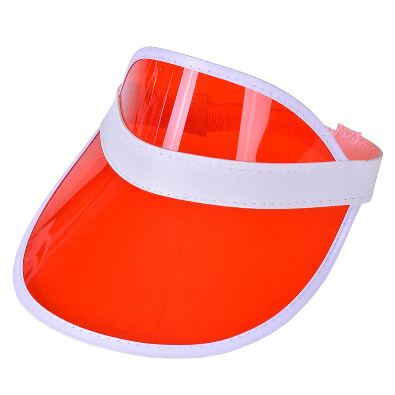 0.6mm-1.0mm PVC Silk Screen Printing Sport Visor | Promotional Plastic Protection Events Hat