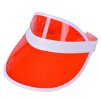 0.6mm-1.0mm PVC Silk Screen Printing Sport Visor | Promotional Plastic Protection Events Hat