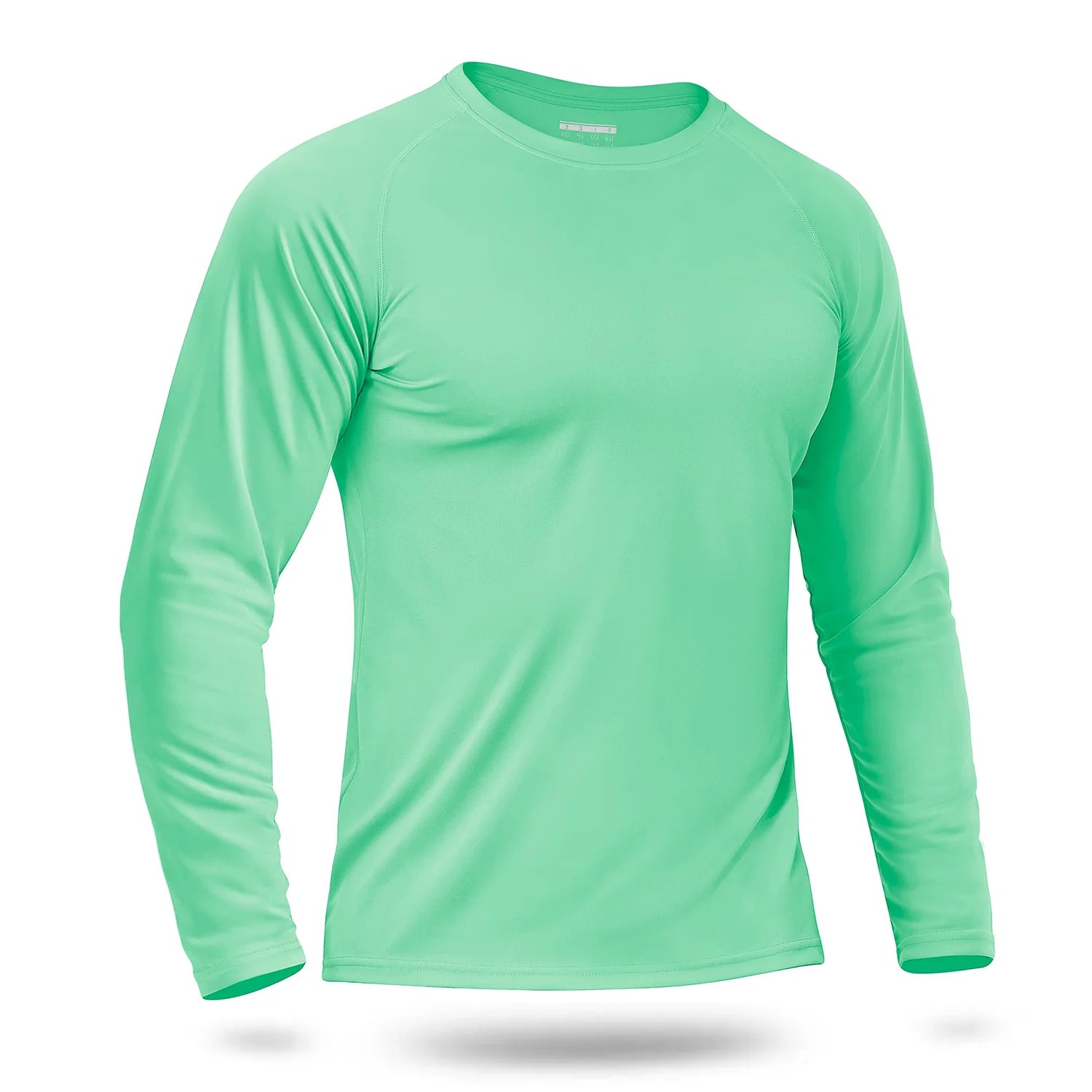 Custom LOGO Men's Sun Protection T-Shirt 145g Polyester Long Sleeve Sun Protection T-Shirt Bulk Wholesale