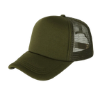 100 Polyester Oxford Five Panel Sublimation Blank Foam Trucker Hat | Wholesale Plain Mesh Caps