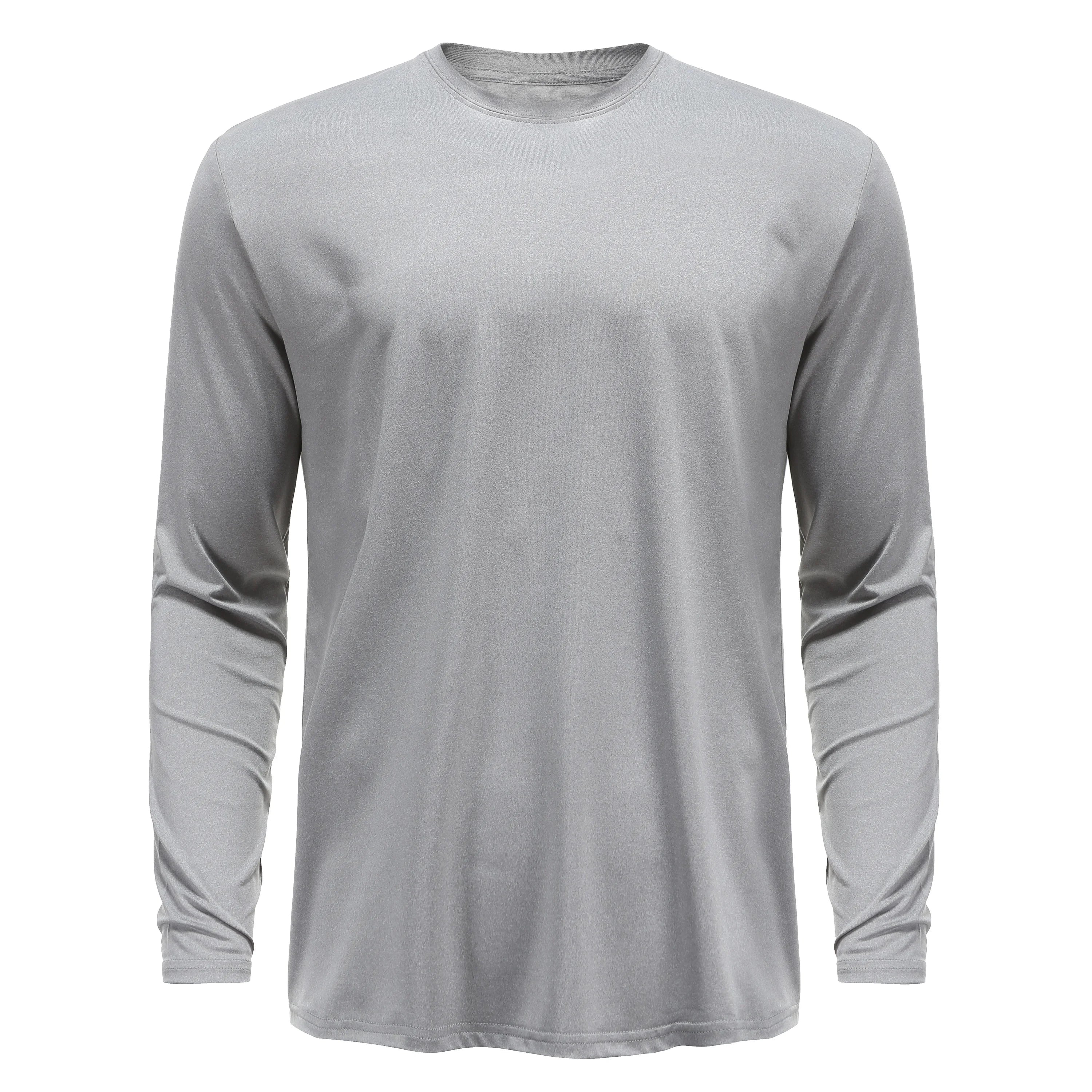 175gsm Polyester Spandex Sublimation Long Sleeve Performance Fishing Shirts Hot Design Dry Men Apparel