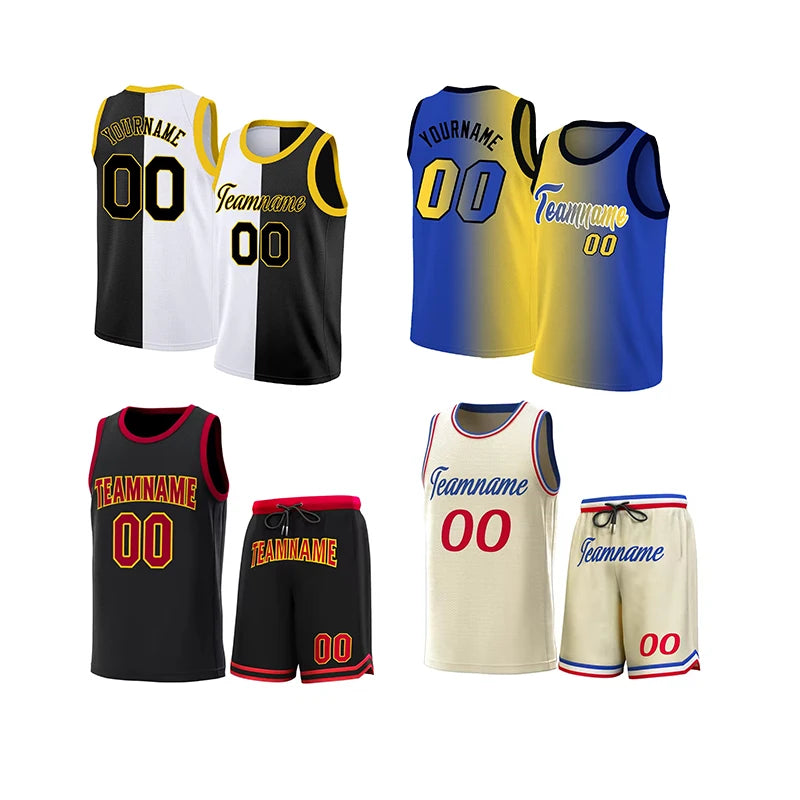 Polyester Mesh Knit Basketball Shirts