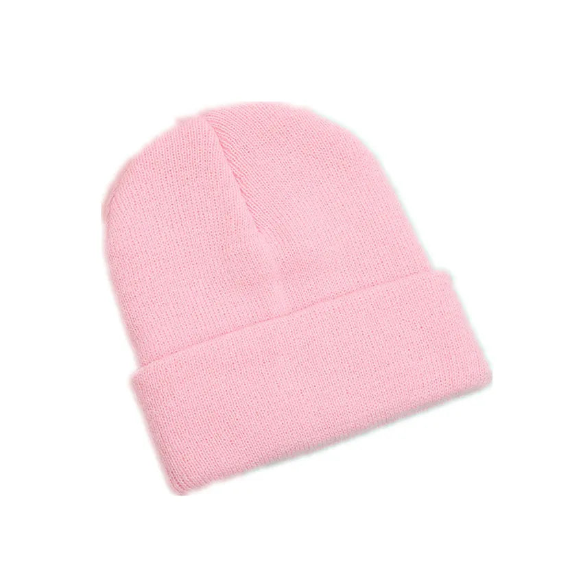 100% Acrylic Jacquard Fabric Custom Logo Striped Winter Ski Traveling Beanie Hats