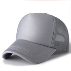 Custom Curved Brim 5 Panel Foam Trucker Cap | 100% Polyester Breathable Unisex Hat | Bulk OEM Wholesale
