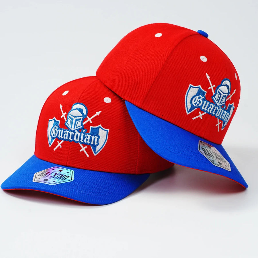 Cotton Embroidered Logo Baseball Cap for Man Structured Fitted Sports Cap