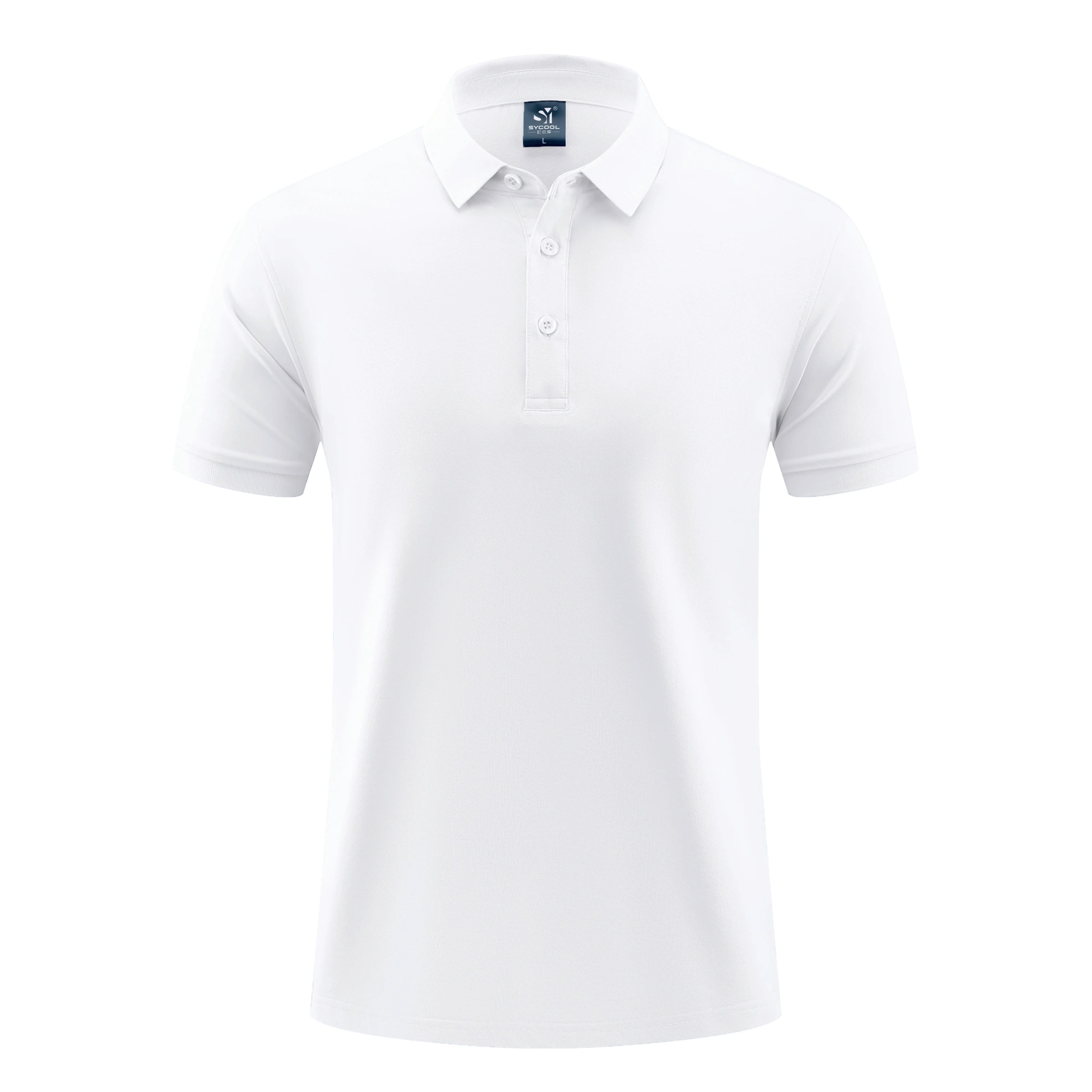 OEM Factory Supply Custom Logo Polyester Piqué Knit Custom Printed Polo Shirt