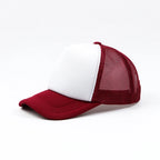 Polyester Cotton Mesh Machine Embroidery 5 Panel Trucker Cap