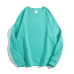 300Gsm Cotton Fabric Custom Embroidery Pullover | Wholesale Oversized Crew Neck Sweatshirts