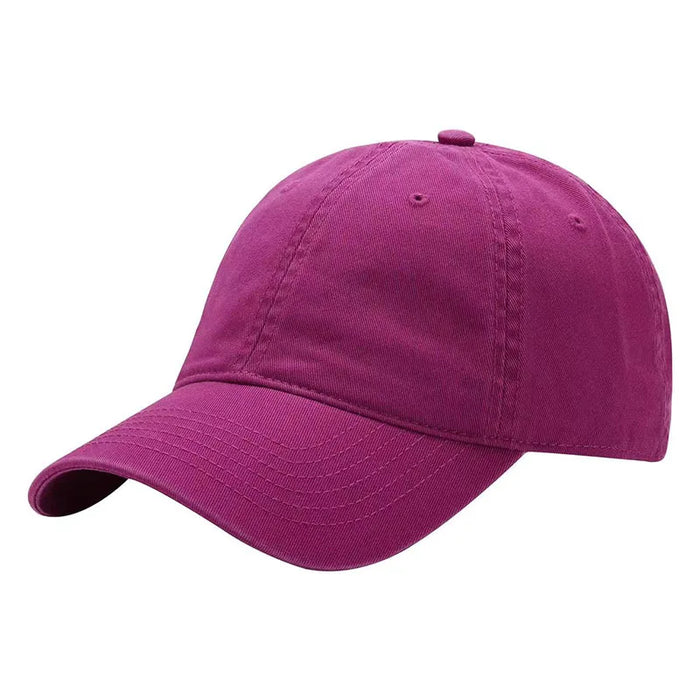 Custom Unstructured 6 Panel Plain Cotton Baseball Cap