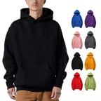 French Terry Drop Shoulder Men Hoodies | High Volume Custom Sourcing Blanks