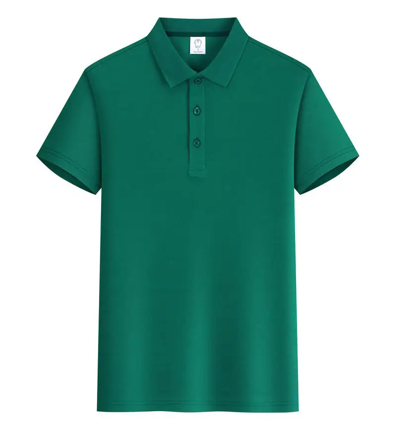 Polyester Knit Custom Printed Polo Shirt with Embroidery logo Business