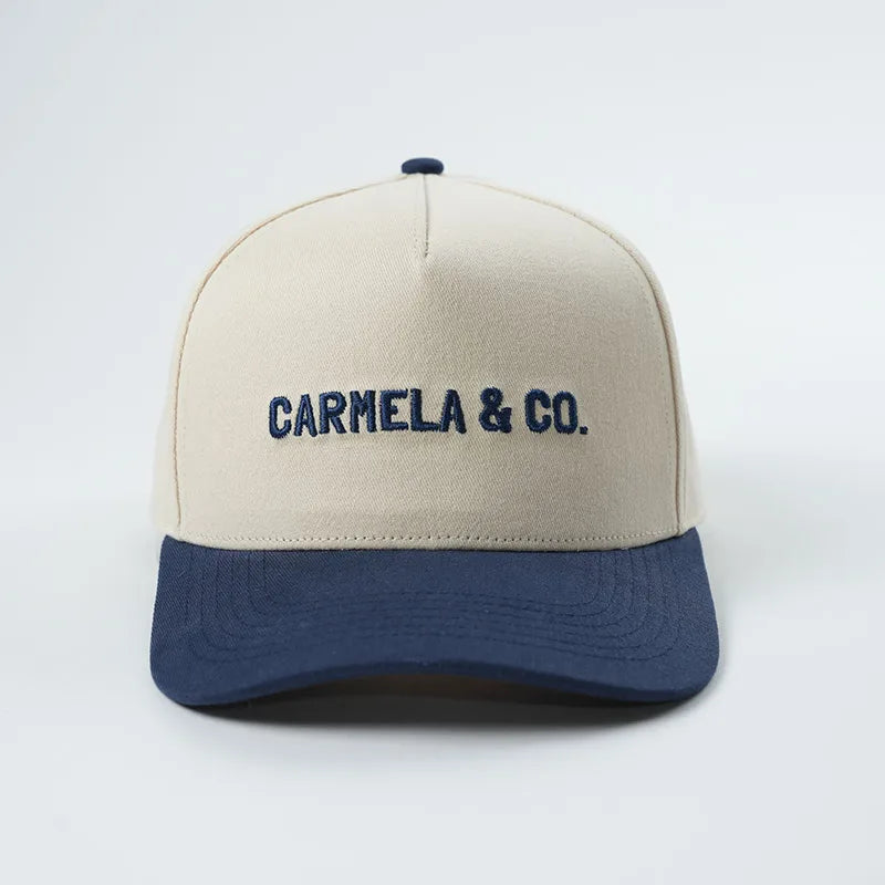 Wholesale 100% Cotton Embroidered 5 Panel Caps for Heritage Sports Club Uniforms