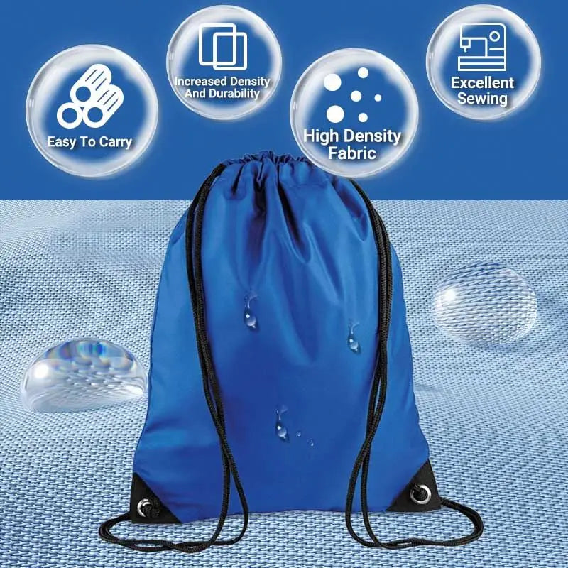 Nylon Sublimation Waterproof Drawstring Bag