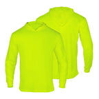 100% Polyester Fluorescent Reflective Safety Hoodie with Utility Pockets