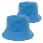100% Cotton Canvas Embroidered Logo Fisherman Cap | Wholesale Adults Bucket Hats