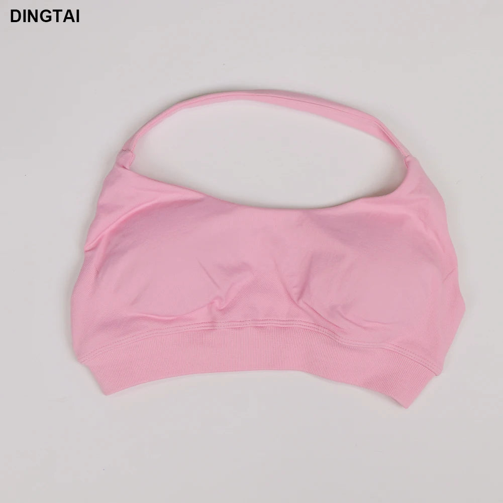 Seamless Ribbed Nylon-Spandex Women's Gym Set 2-Piece Sports Bra and Leggings
