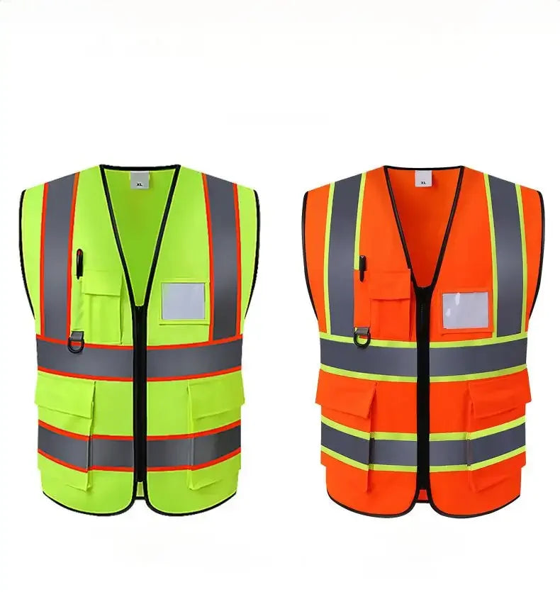 High Visibility Reflective Safety Vest Industrial Traffic Security Uniform