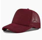 Custom Curved Brim 5 Panel Foam Trucker Cap | 100% Polyester Breathable Unisex Hat | Bulk OEM Wholesale