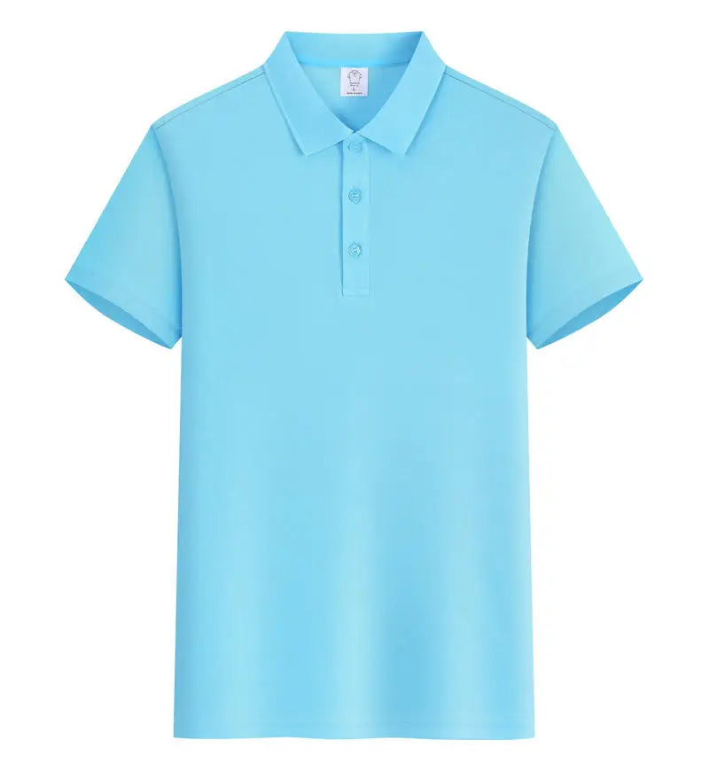 Polyester Knit Custom Printed Polo Shirt with Embroidery logo Business