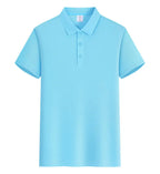 Polyester Knit Custom Printed Polo Shirt with Embroidery logo Business