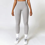 Nylon Spandex Interlock Knit Long Sleeve Workout Top
