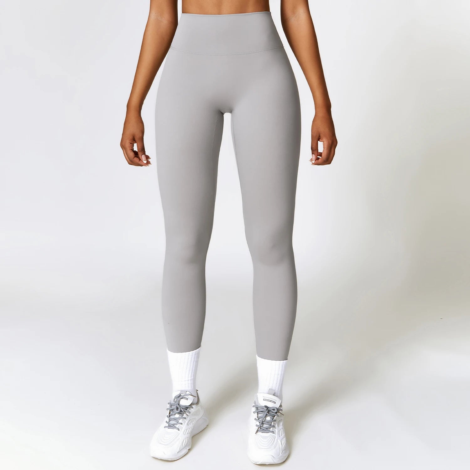 Nylon Spandex Interlock Knit Long Sleeve Workout Top