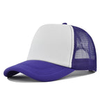 Custom Curved Brim 5 Panel Foam Trucker Cap | 100% Polyester Breathable Unisex Hat | Bulk OEM Wholesale
