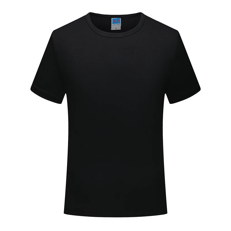 Polyester Quick-Dry Plain-Dyed Running T-Shirt