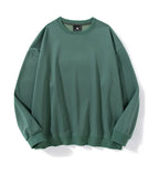 240g 100% Polyester Heat Transfer Logo Sweatshirts Regular Fit Crewneck Pullover