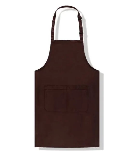 Heavy-Duty Canvas Cross-Back Kitchen Work Apron with Utility Pockets