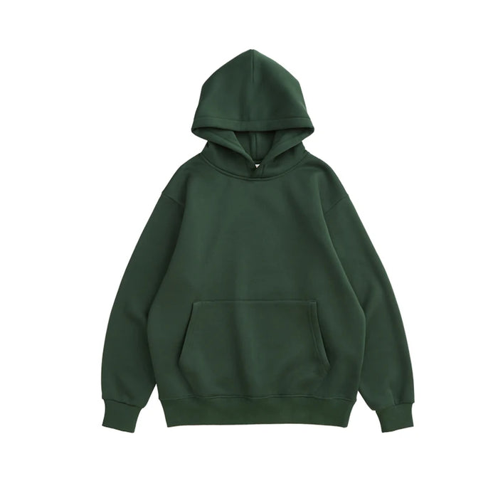 Cotton Heavyweight Fleece Loopback Pullover Hoodie