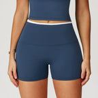 Custom Logo Seamless High Waisted Women Yoga Shorts Activewear