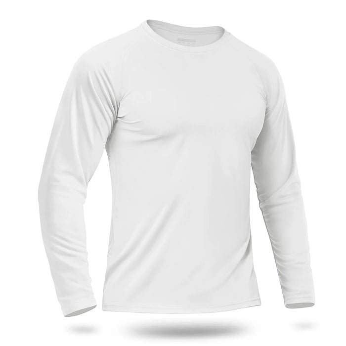 Custom LOGO Men's Sun Protection T-Shirt 145g Polyester Long Sleeve Sun Protection T-Shirt Bulk Wholesale