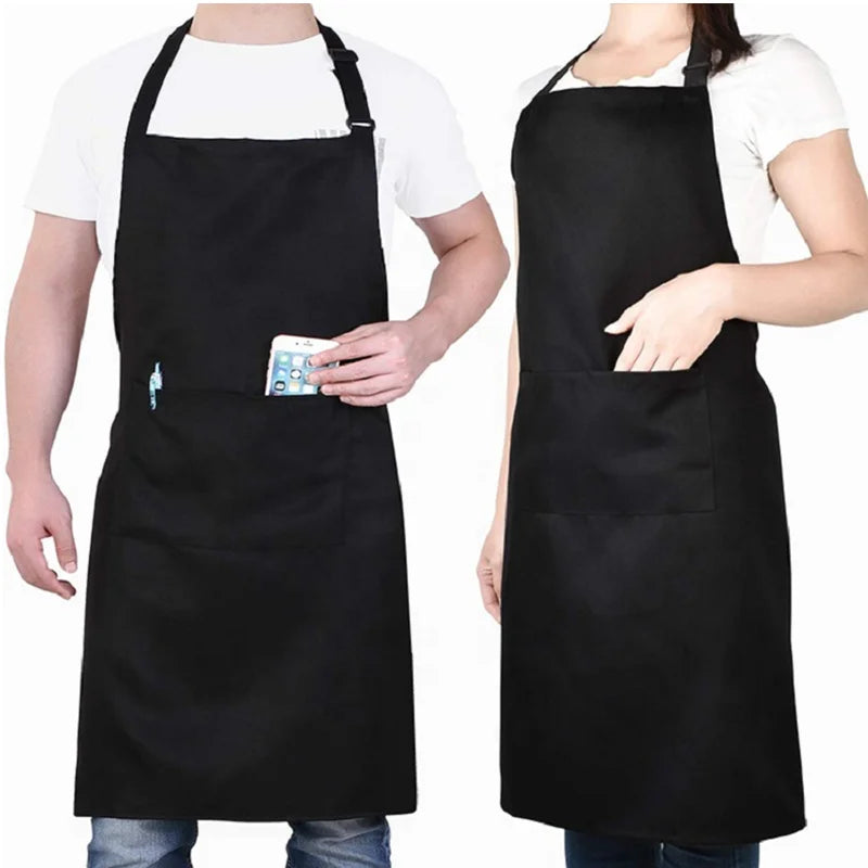 Custom Logo Waterproof Poly Cotton Canvas Work Apron Utility Uniform