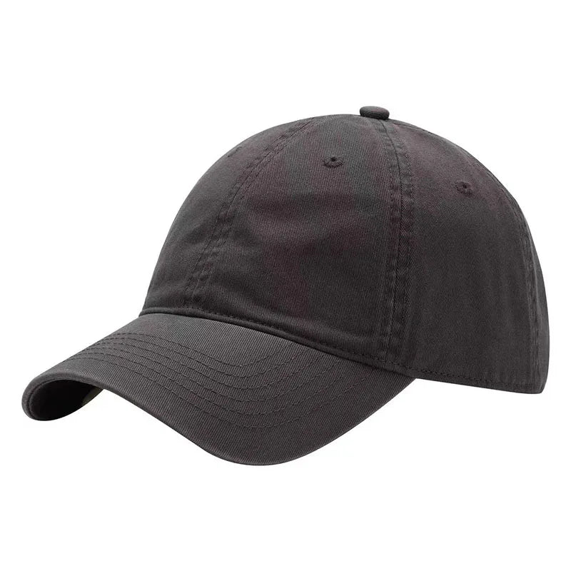 Custom Unstructured 6 Panel Plain Cotton Baseball Cap