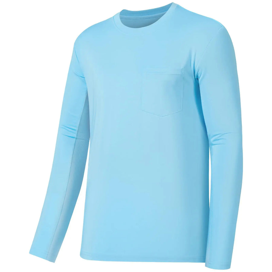 Custom UPF 50+ Long Sleeve Fishing Shirt | Nylon-Cotton Quick-Dry UV Sun Protection Clothing
