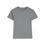 220GSM Cotton 3D Embossed Slim Fit Women Summer T Shirt | Wholesale High Logo Custom T