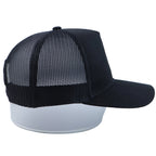 Factory Suede Low MOQ Hip Logo Trucker Hat | Custom 5 Panel Blank