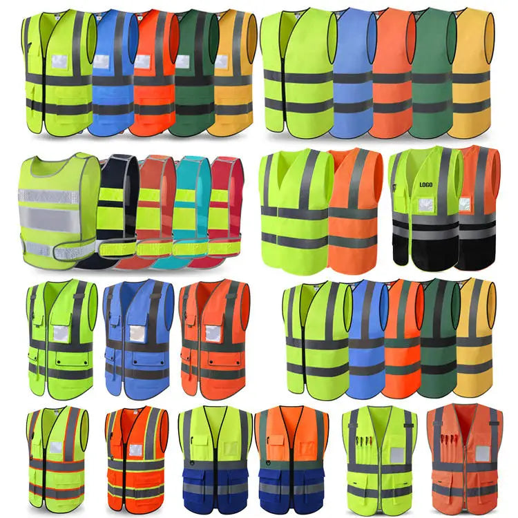 Class 2 Hi-Vis Polyester Mesh Safety Vest | Bulk Custom Logo Workwear Supplier