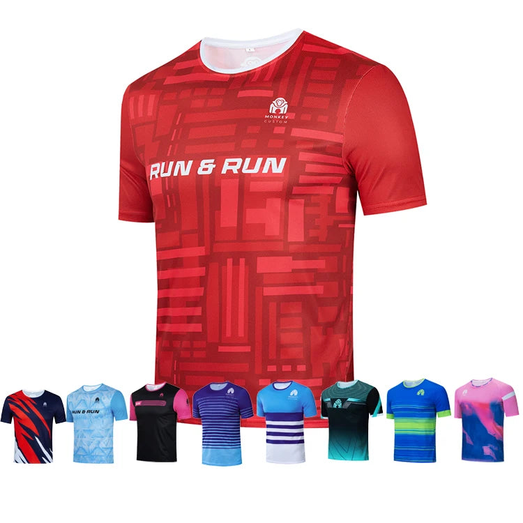OEM Quick Dry 100 Polyester Over Running Shirts | Unisex Sublimation T-Shirts